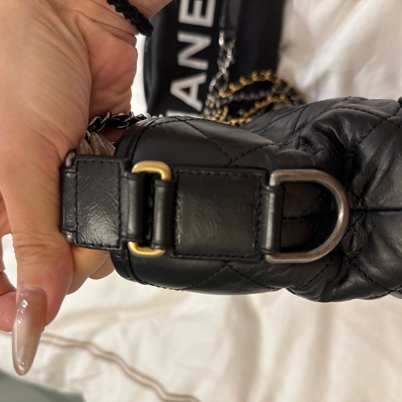 chanel so black 新中號流浪包-4