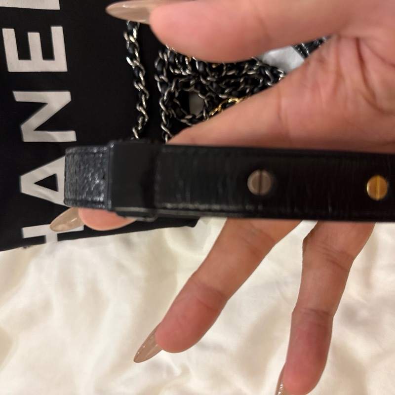 chanel so black 新中號流浪包-16