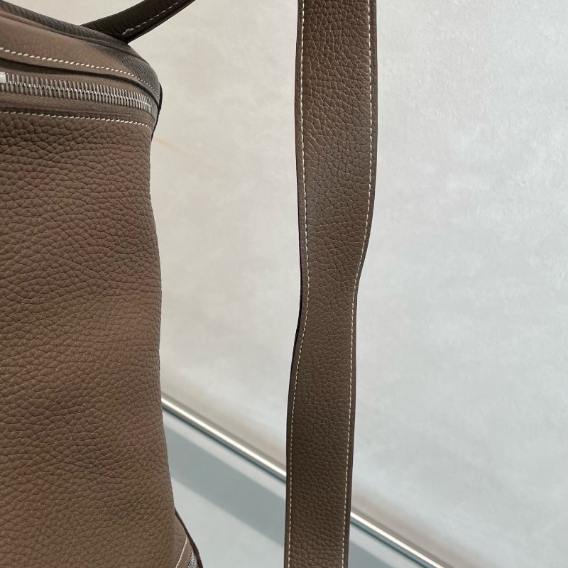 HERMES lindy 30大象灰 銀扣 Y刻 Clemence牛皮 肩背包 手提包-22