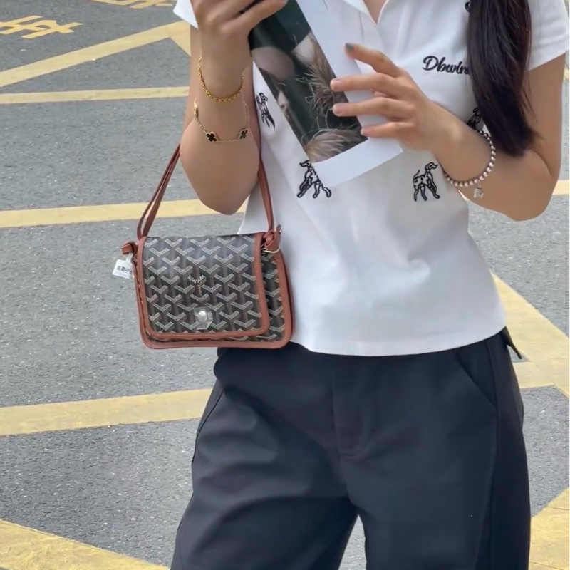Goyard經典焦糖棕信封包 #近新閒置 #配件齊全🉑送禮-3