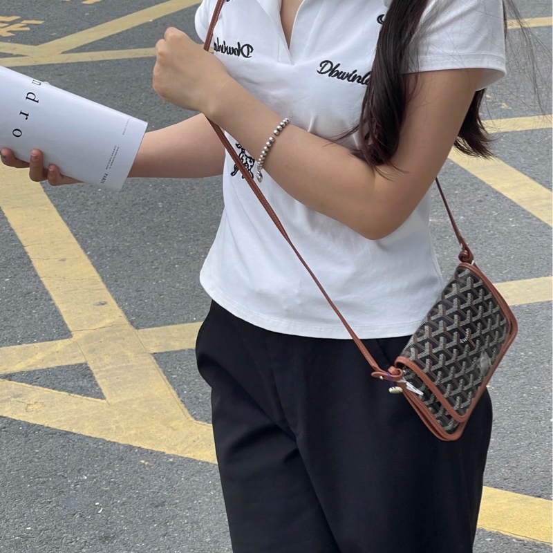 #全網最低 #近新閒置 Goyard信封包 焦糖棕-2