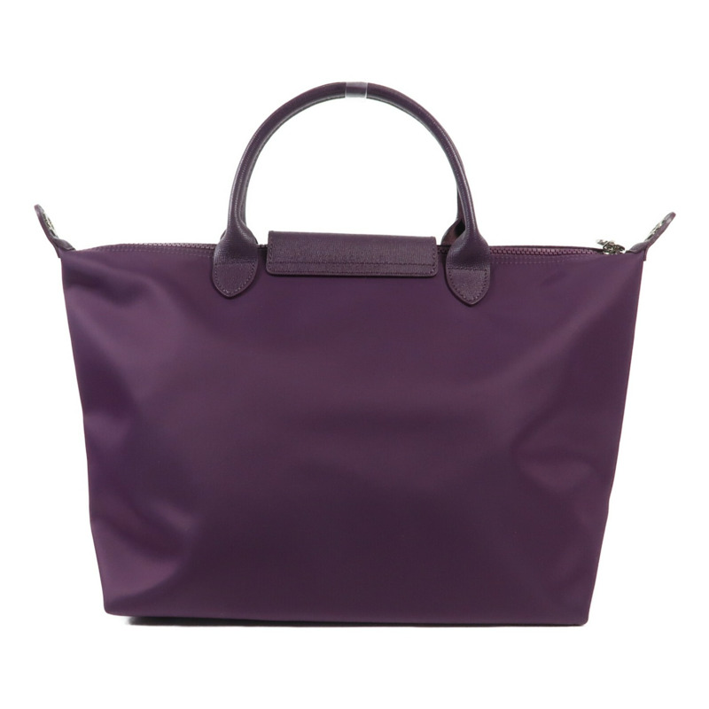 Longchamp 尼龍2 Way Shoulder銀扣手挽肩背兩用袋-1