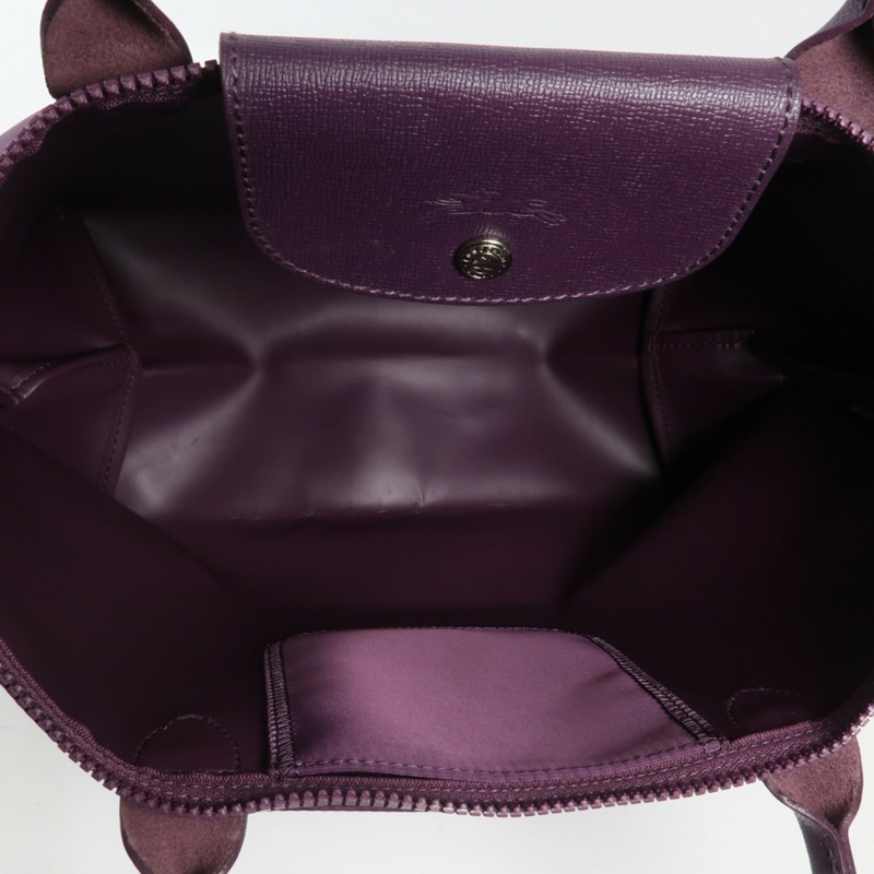 Longchamp 尼龍2 Way Shoulder銀扣手挽肩背兩用袋-4