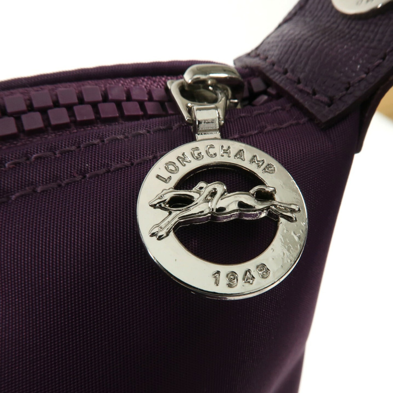 Longchamp 尼龍2 Way Shoulder銀扣手挽肩背兩用袋-5