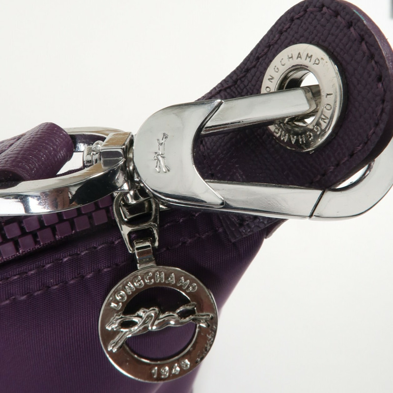 Longchamp 尼龍2 Way Shoulder銀扣手挽肩背兩用袋-6