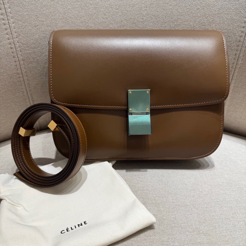 Celine啡色box中號-0