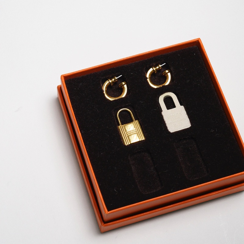 Hermès 耳環 O'Kelly 耳環 金色五金-4