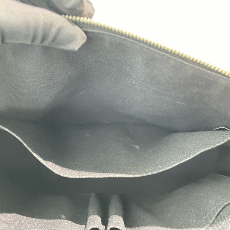 LV 黑棋盤格 電腦公事包 公文包 帆布寬肩帶 尺寸約36*27cm-16