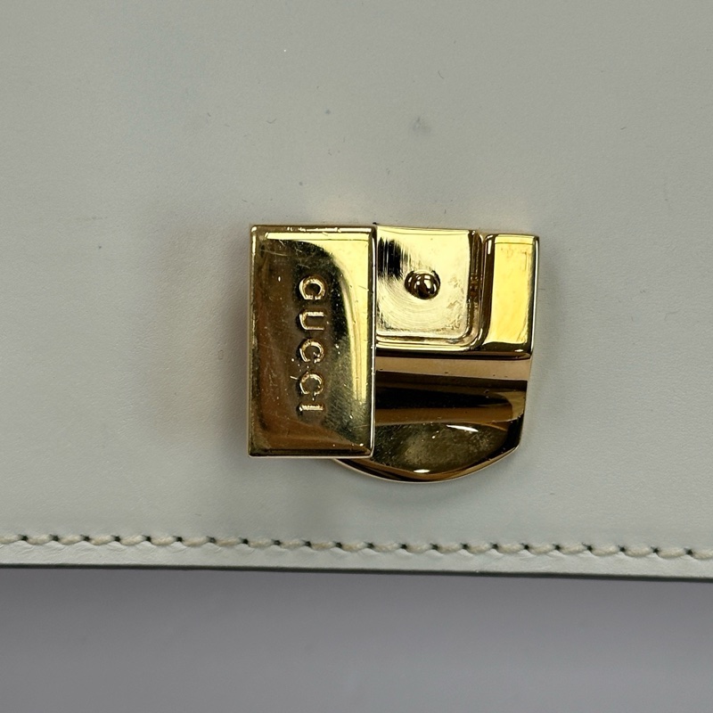 Gucci古馳白金sylvie塞爾維亞單肩斜挎包-9