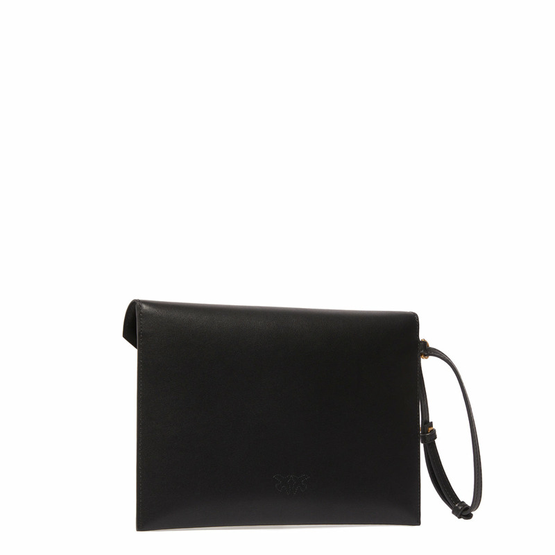 Pinko - Flat Pochette Nero Antique Gold - 104820A0F1 - NERO-ANTIQUE/GOLD-1