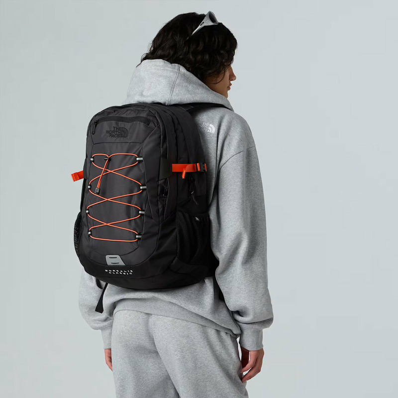 The North Face - Zaino Borealis Classic Asphalt Grey Retro Orange - NF00CF9C - ASPHALT/GREY/RETRO/ORAN-6