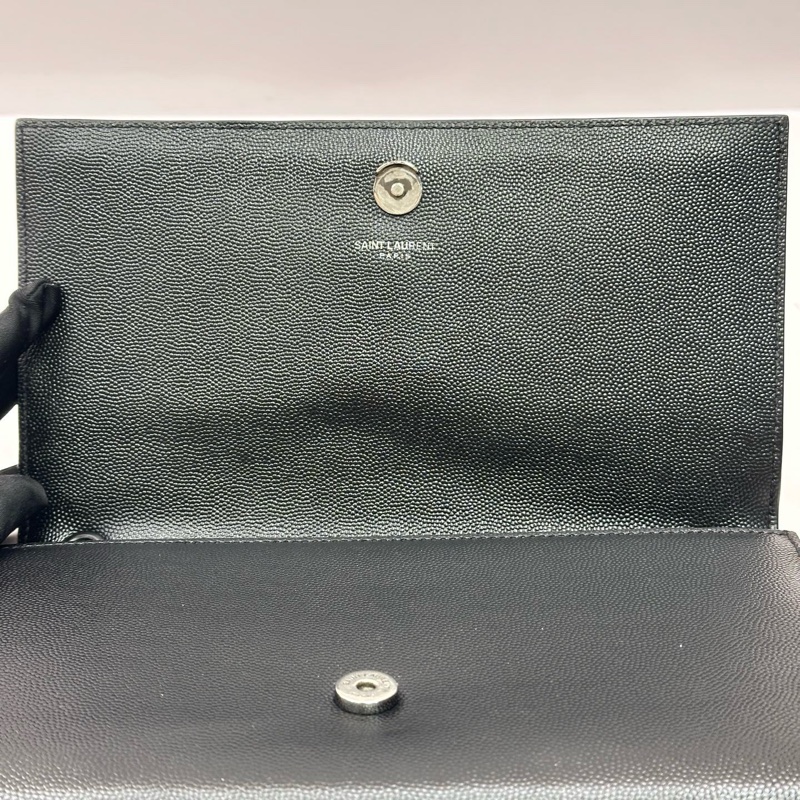 YSL/聖羅蘭so black魚子醬KATE中號鏈條包-5