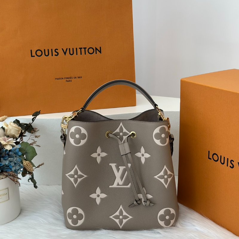 LOUIS VUITTON Neonoe水桶包 - MM斑鳩灰-0