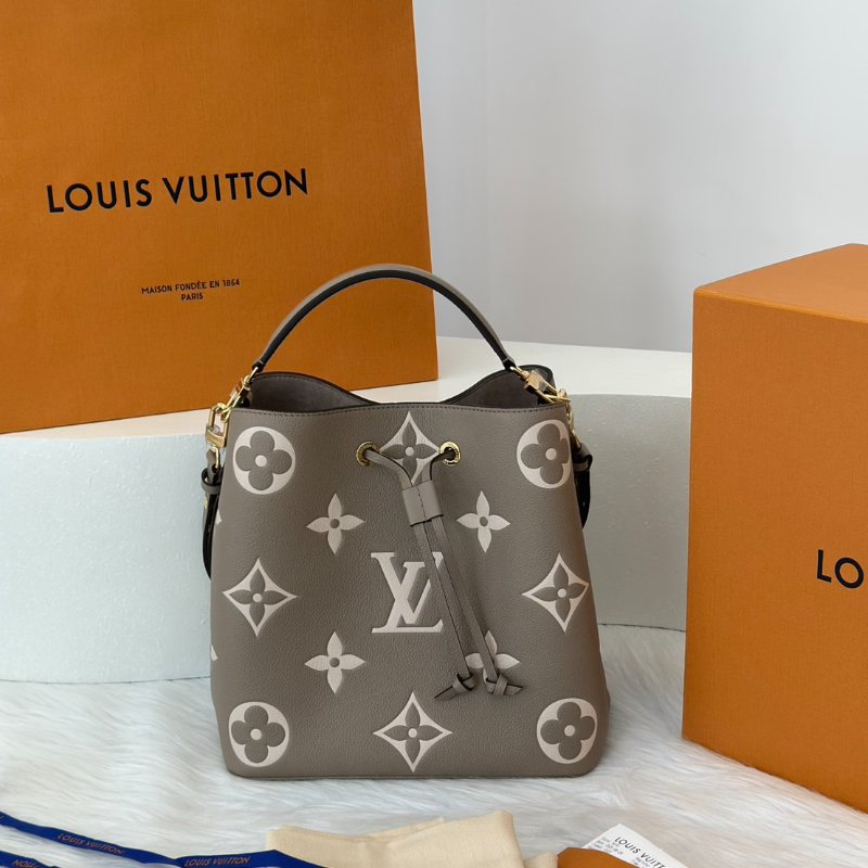 LOUIS VUITTON Neonoe水桶包 - MM斑鳩灰-9