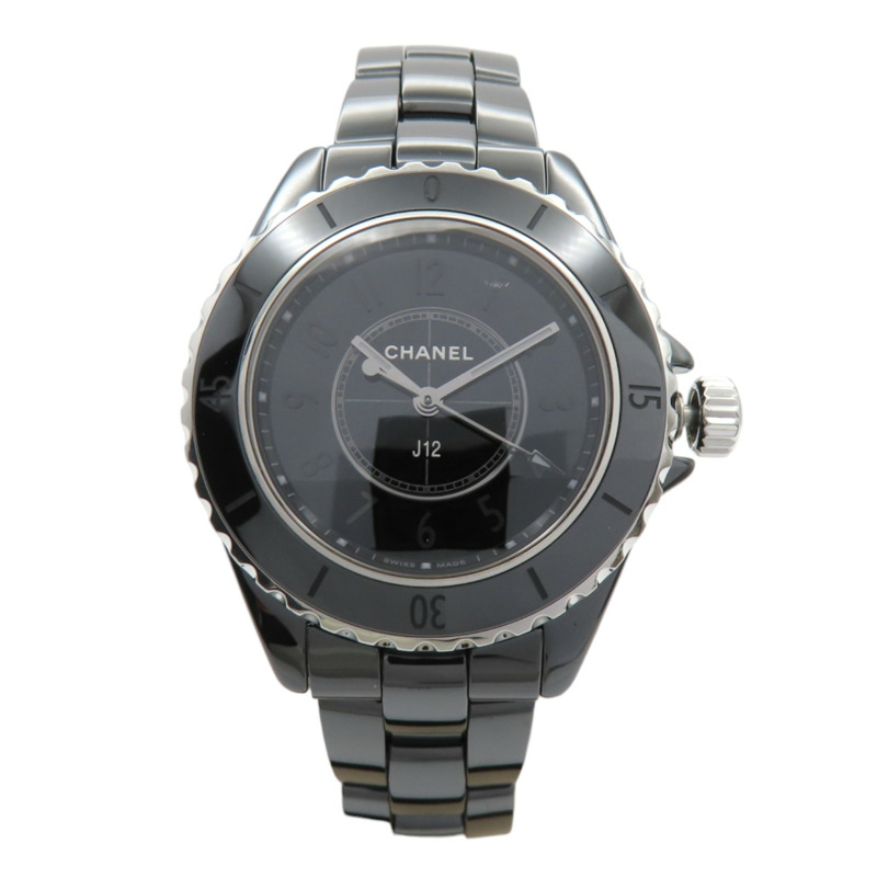 黑色 錶盤 陶瓷 不鏽鋼 J12 Phantom 腕錶【CHANEL 香奈兒】 H6346-1