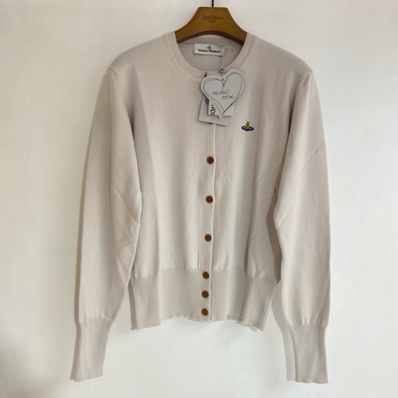 Vivienne Westwood 西太后 灰白色 長款 開衫-0