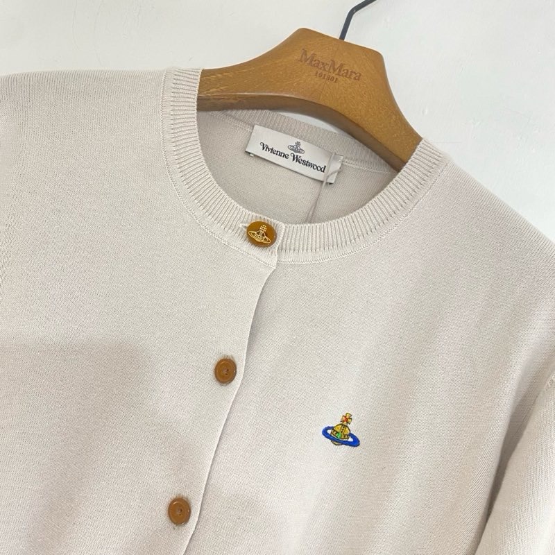 Vivienne Westwood 西太后 灰白色 長款 開衫-1