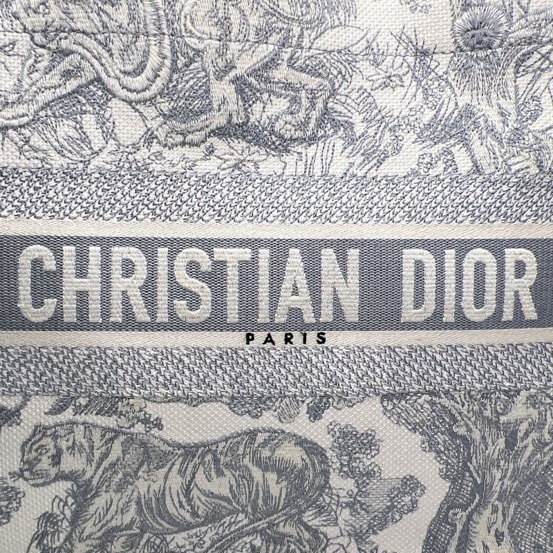 DIOR 小款灰色老虎托特包-5