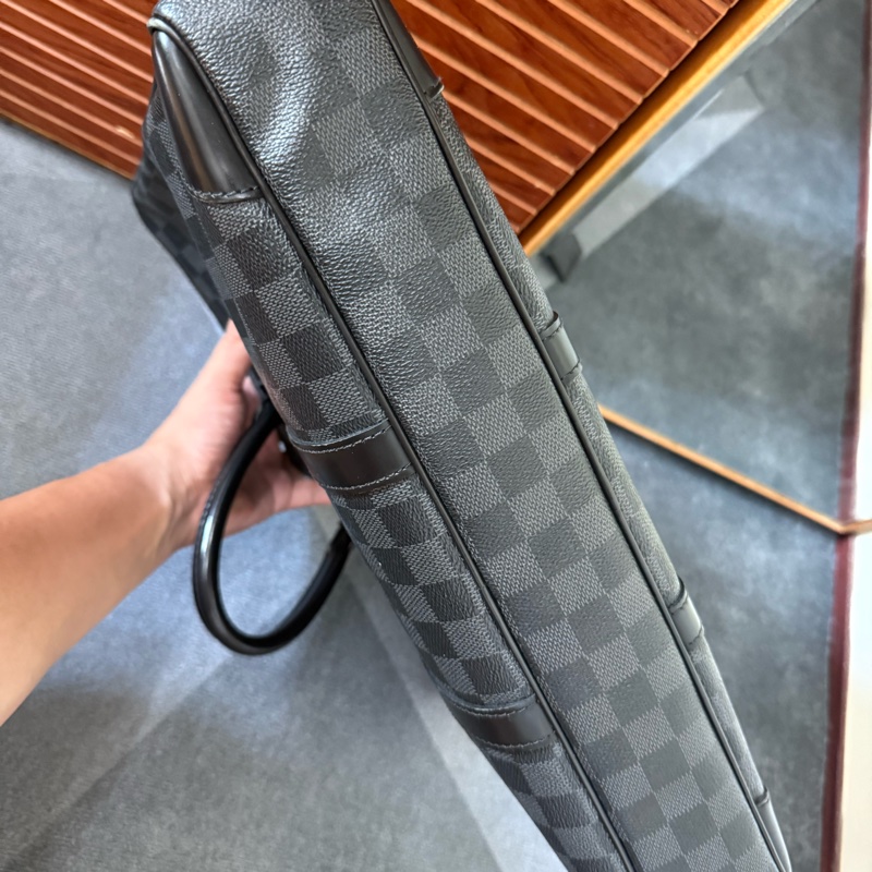 Lv 黑棋盤格公事包(N41125)-4