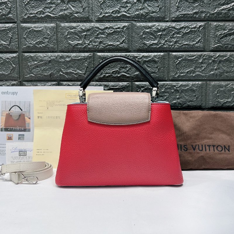 LV Capucines BB三色手提肩背包-1