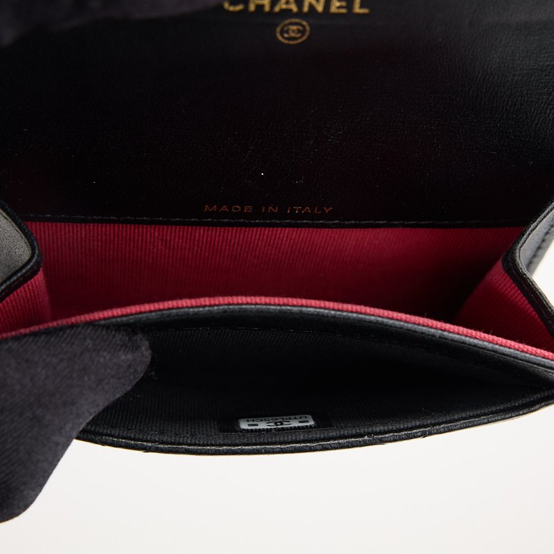 二手 Chanel 19卡包/黑金-16