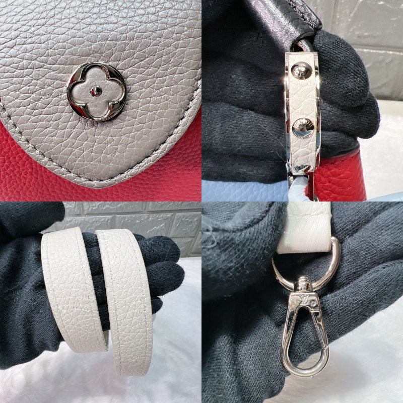 LV Capucines BB三色手提肩背包-5