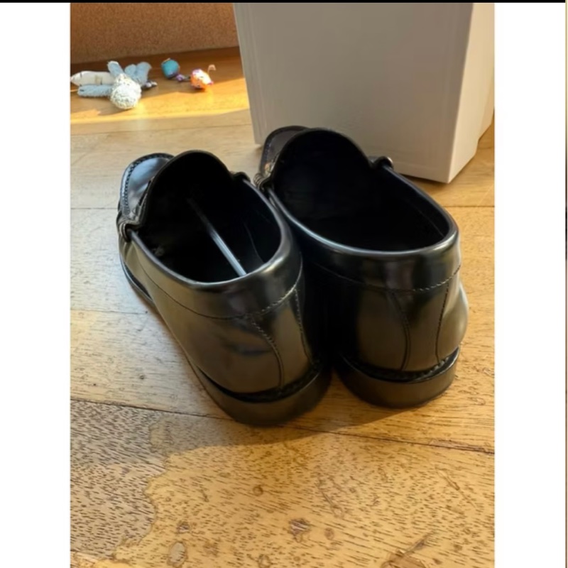 CELINE Triomphe拋光牛皮樂福鞋-8