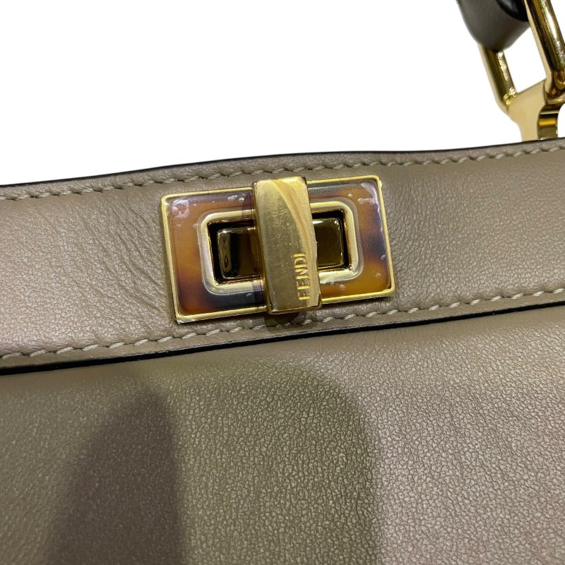 【美收精品】FENDI 灰色手提包 3-919【隔月月中將轉賣至日本 上架期限30天】-9