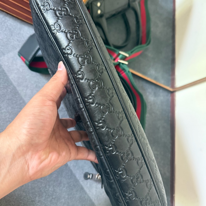 Gucci 皮革兩用商務包、公事包-4