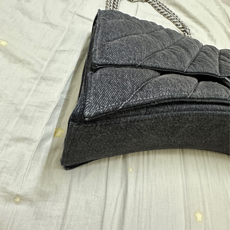 balenciaga 巴黎世家 CRUSH 大號 黑牛仔-2