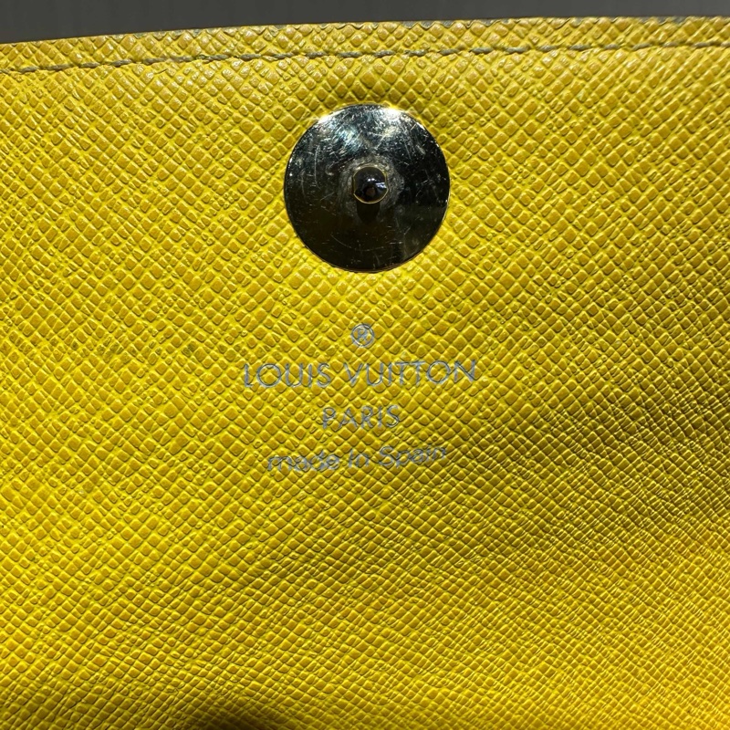 LouisVuitton路易威登手拿包中古長款錢包白三彩-5