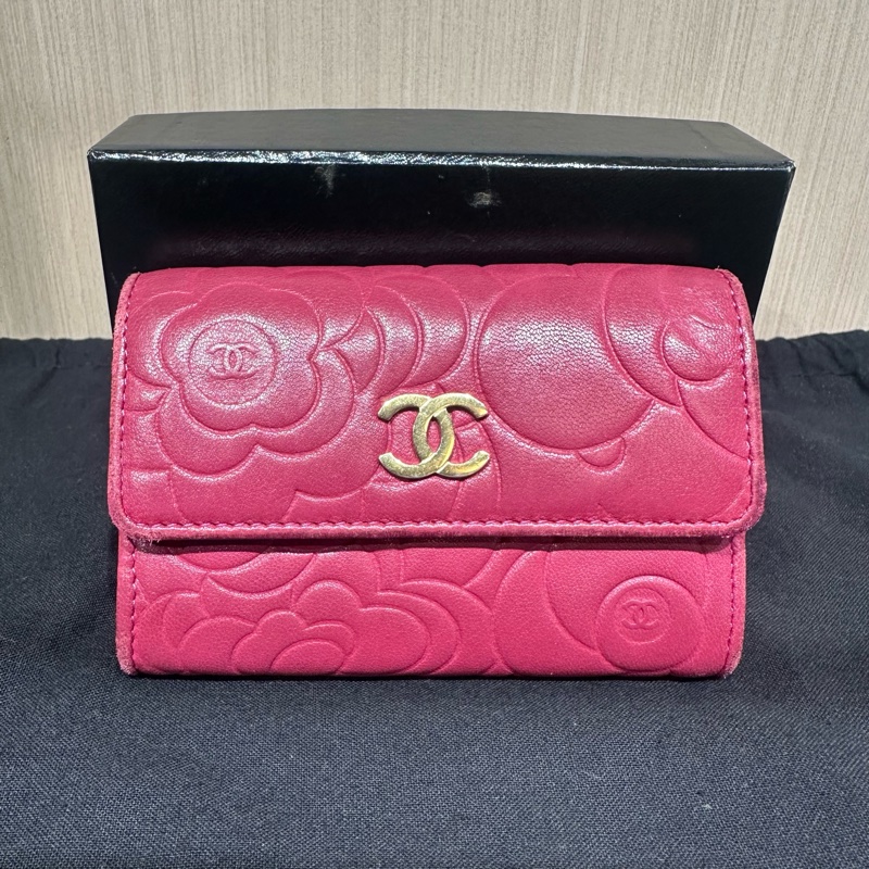 Chanel香奈兒錢包印花粉紅色-9