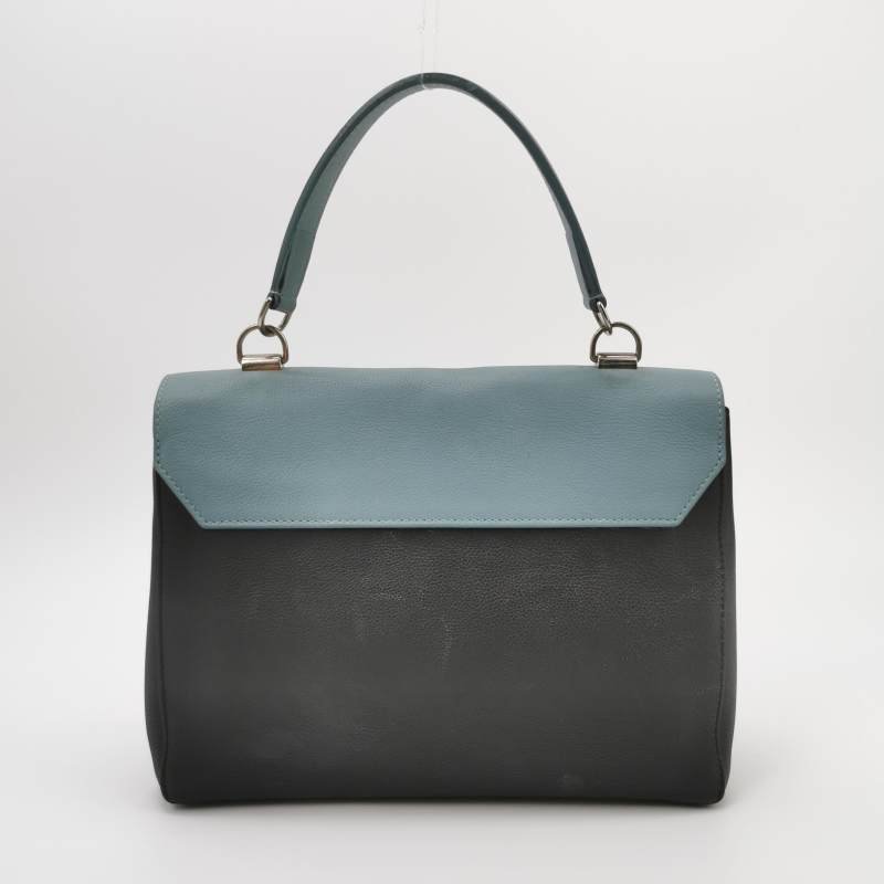 Louis Vuitton (LV) Lockme 牛皮 拼色 LV 轉鎖 手提包 單肩包-4
