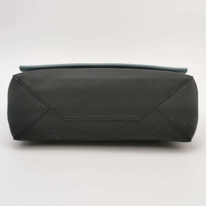 Louis Vuitton (LV) Lockme 牛皮 拼色 LV 轉鎖 手提包 單肩包-5