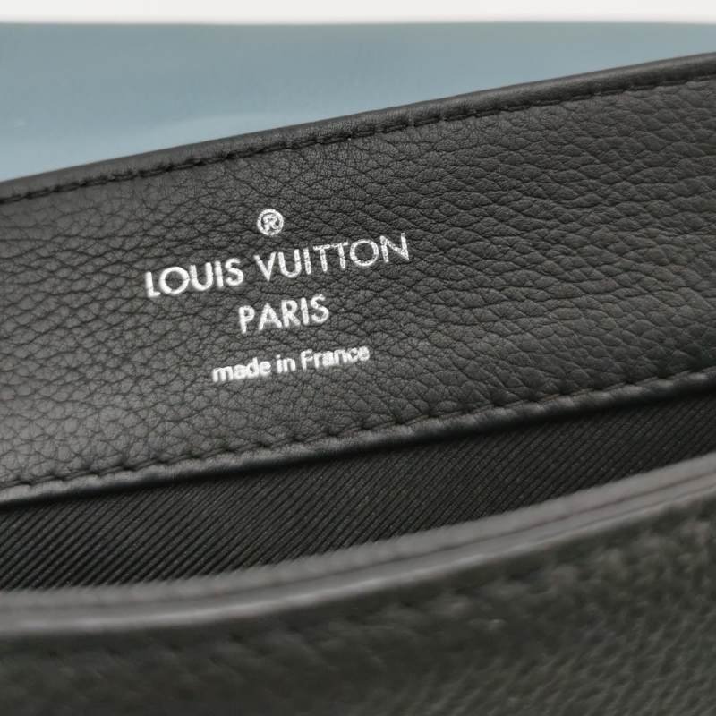 Louis Vuitton (LV) Lockme 牛皮 拼色 LV 轉鎖 手提包 單肩包-7