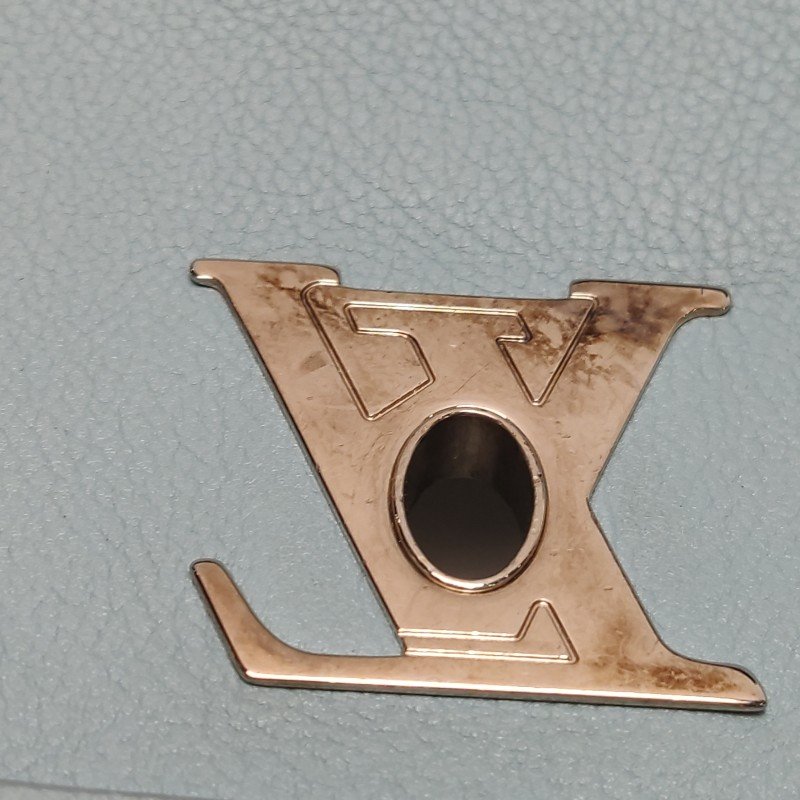 Louis Vuitton (LV) Lockme 牛皮 拼色 LV 轉鎖 手提包 單肩包-12