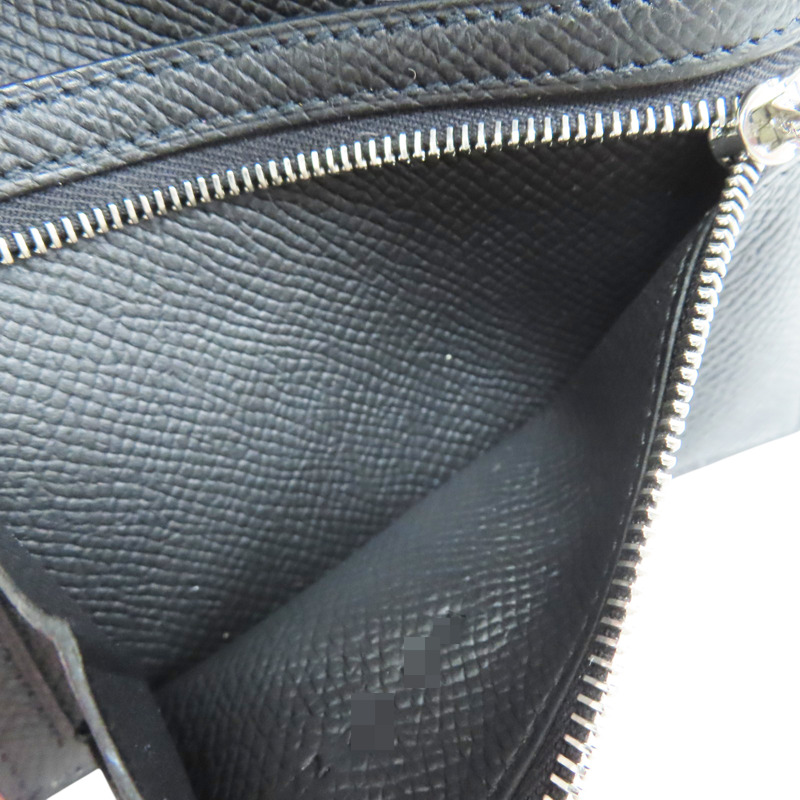黑色 Epsom牛皮 New H Passant Compact 短夾 W刻【HERMES 愛馬仕】-6