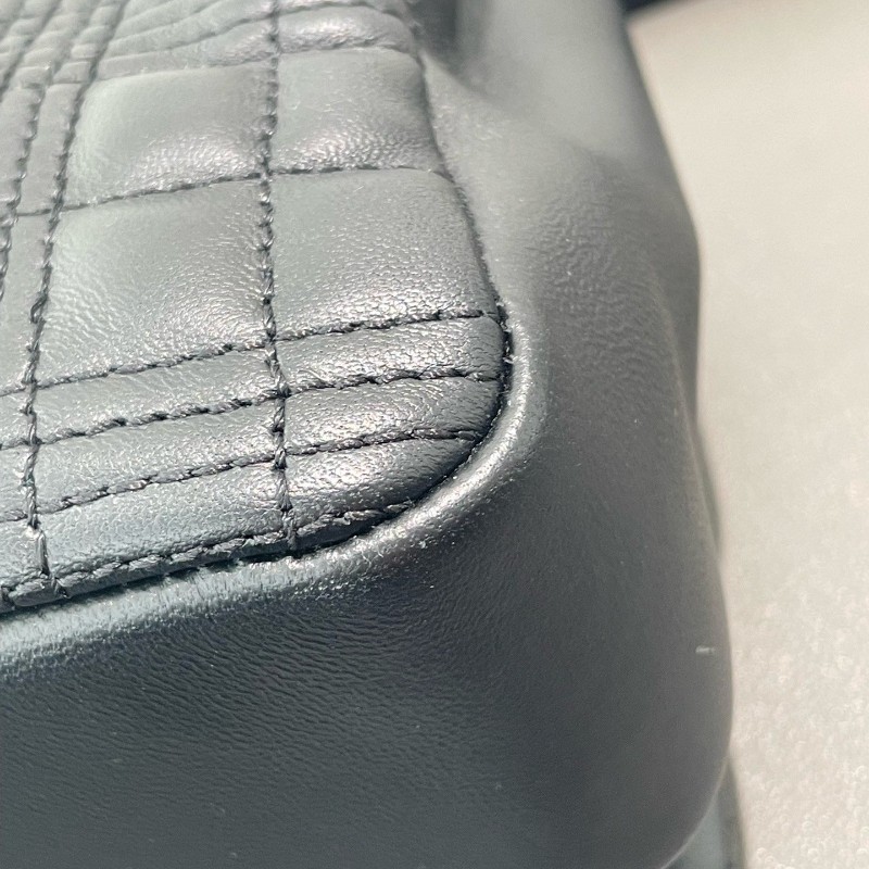 Burberry Lola 蘿拉包 黑金 字母B鏈條肩帶 羊皮 小號 肩背包 斜背包-18