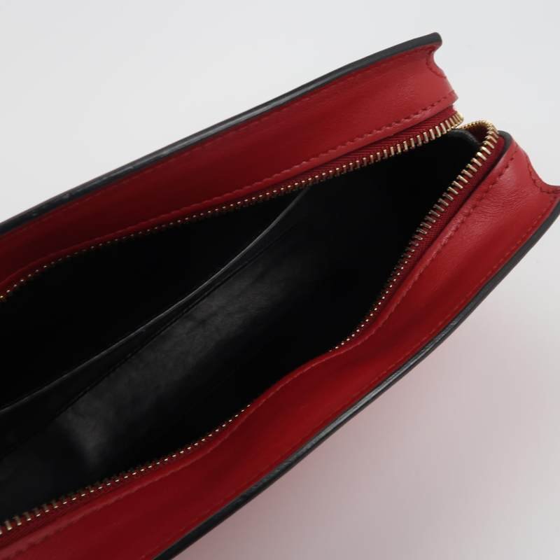 Prada Esplanade 牛皮 拼色 字母 Logo 斜背包 單肩包-6