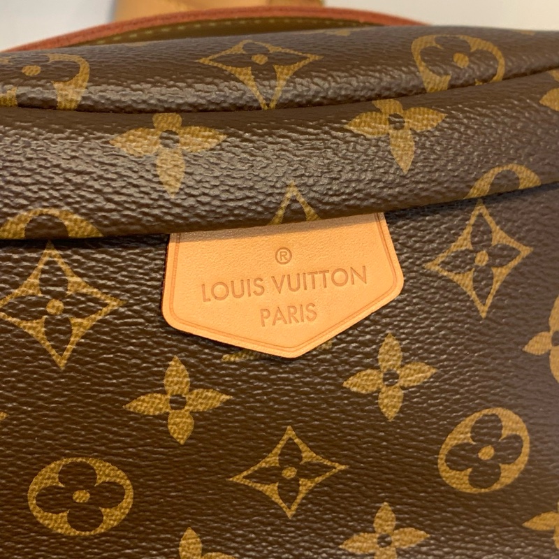 LV 原花金釦Bumbag一字拉手提胸腰包M43644-5