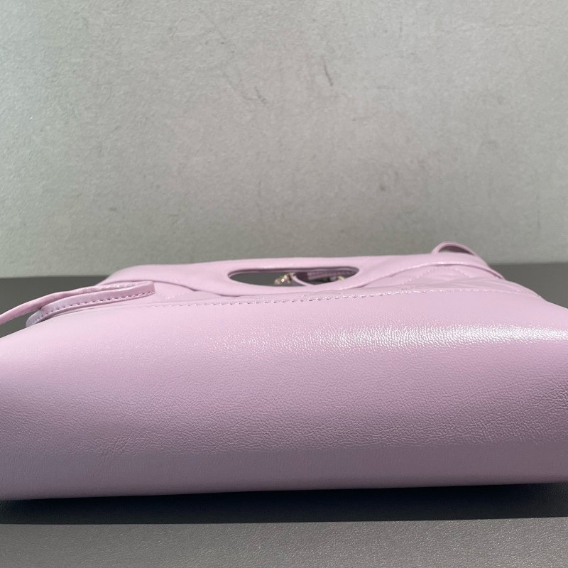 Chanel/香奈兒 24S 香芋紫 牛皮 31bag mini 晶片款 肩背包 手提包-13