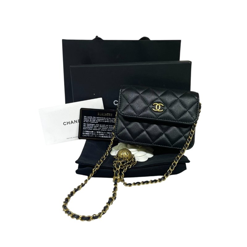 【美收精品】CHANEL 金球小包 3-972【隔月月中將轉賣至日本 上架期限30天】-14