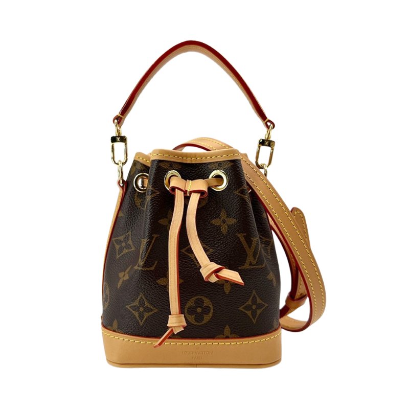 Louis Vuitton 展示品 Nano Noe 二用水桶包(M81266-咖)-1