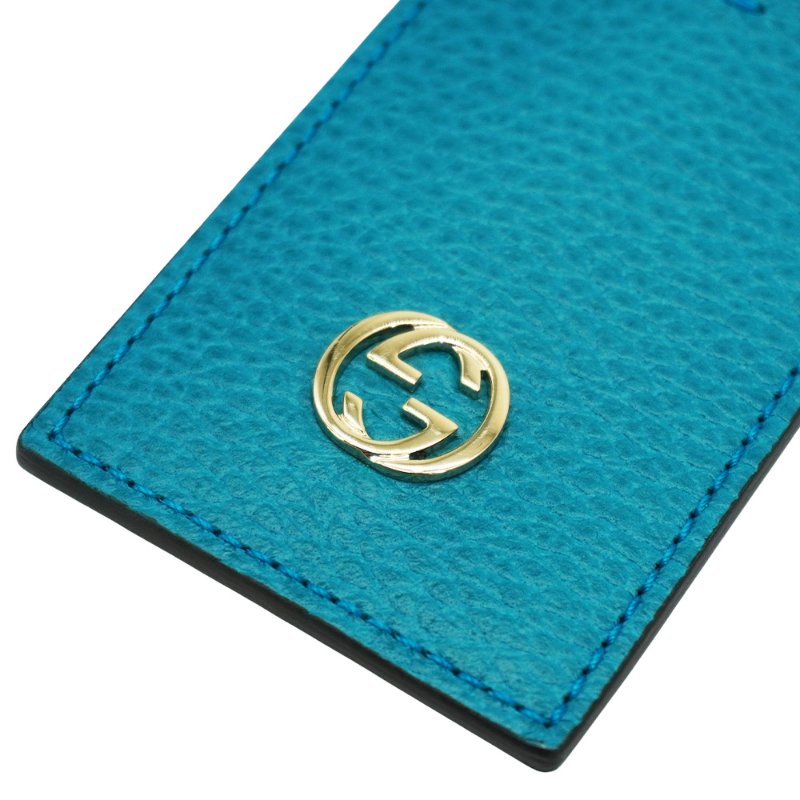 Gucci 牛皮雙G行李吊牌(381774-多色)-9