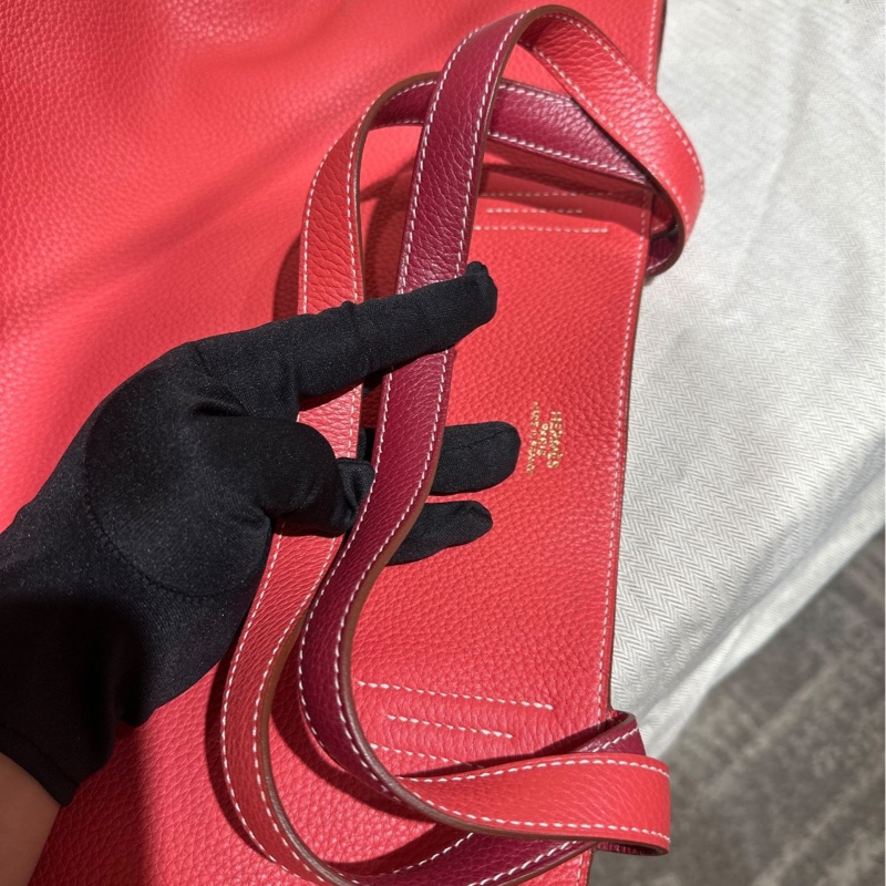 HERMES愛馬仕Double Sens Bolso Neo徽標托特包-13