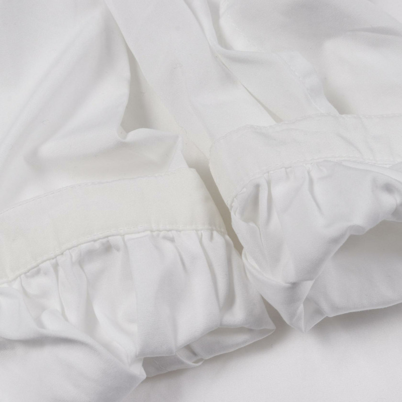 愛馬仕襯衫上衣棉質白色二手女款 34 碼-5