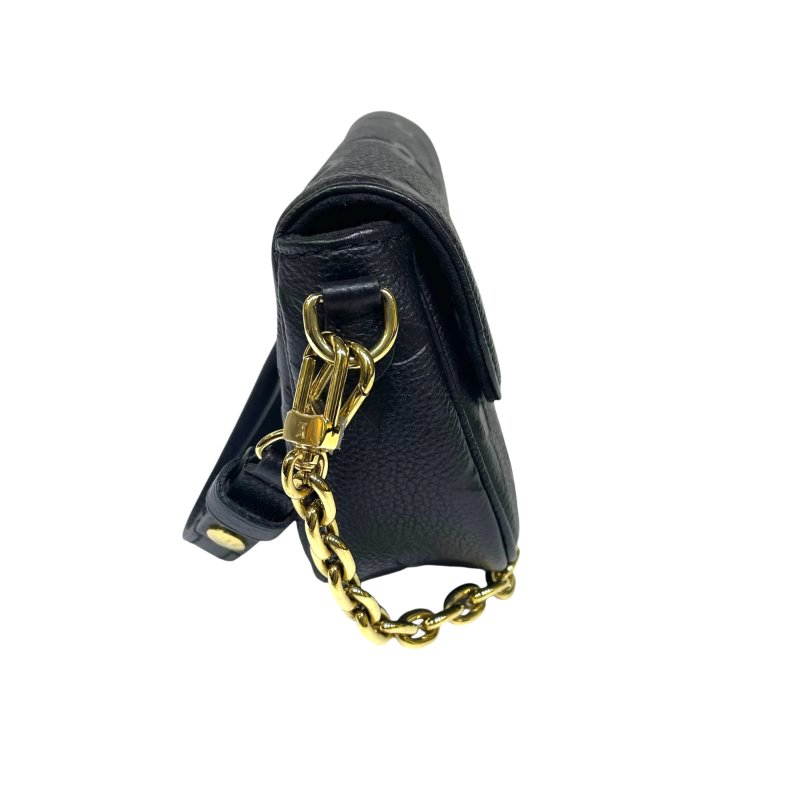 【美收精品】LOUIS VUITTON 黑色壓印單肩包 3-986【隔月月中將轉賣至 上架期限30天】-3