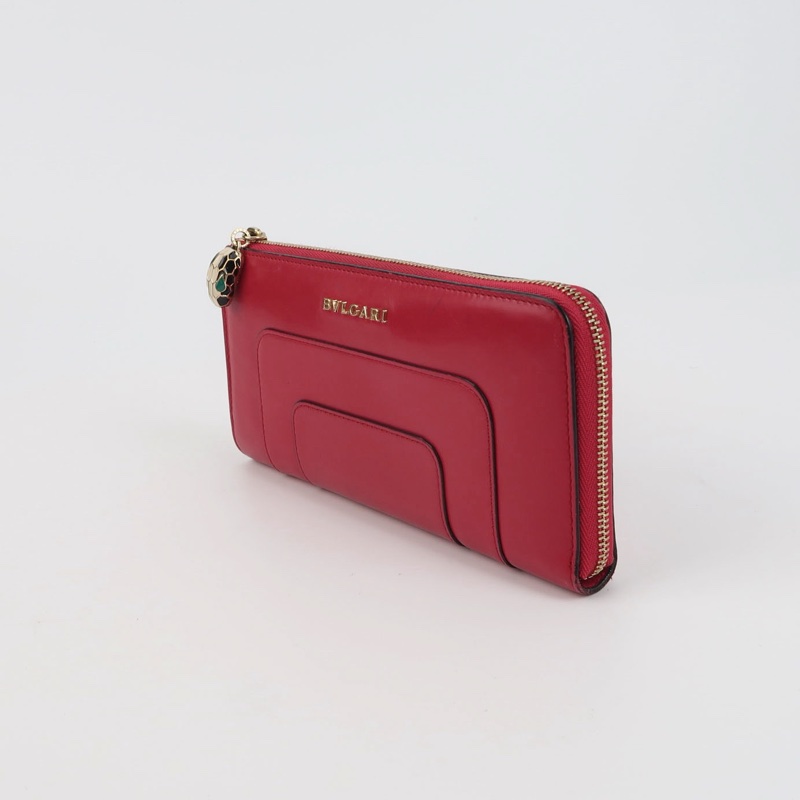 🔥 奢華好價 · Bvlgari Serpenti Forever 蛇頭長夾-1