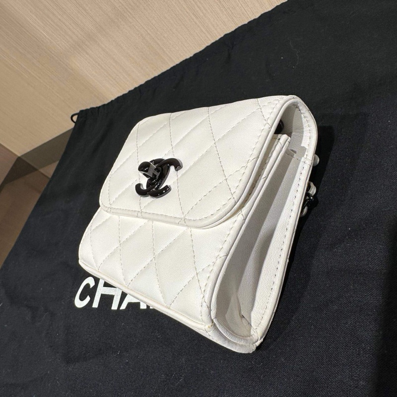 CHANEL香奈兒Trendy cc時尚菱格紋皮穿鏈鏈條包mini-2
