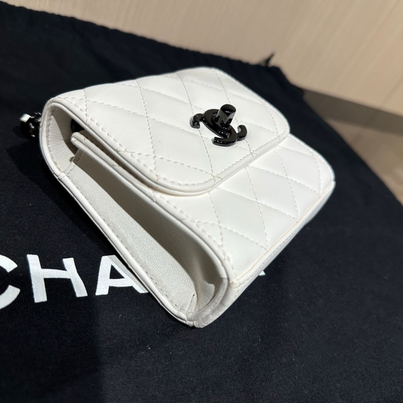 CHANEL香奈兒Trendy cc時尚菱格紋皮穿鏈鏈條包mini-3